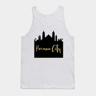 PANAMA CITY PANAMA DESIGNER SILHOUETTE SKYLINE ART Tank Top